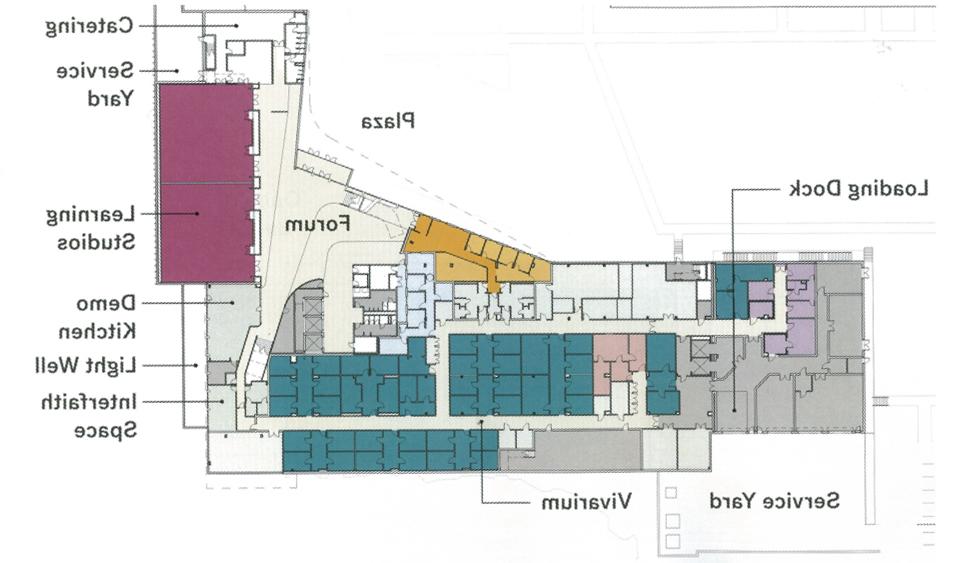 惠登医学院大楼一层布局图